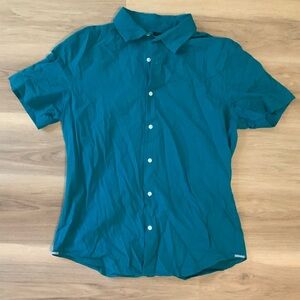 Blue Bonobos Button Up - L